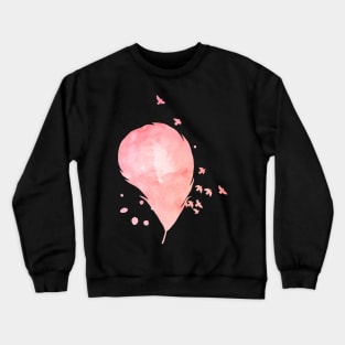 Feather And Birds Crewneck Sweatshirt